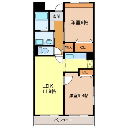 掛川駅 車移動8分  2.4km 3階の物件間取画像